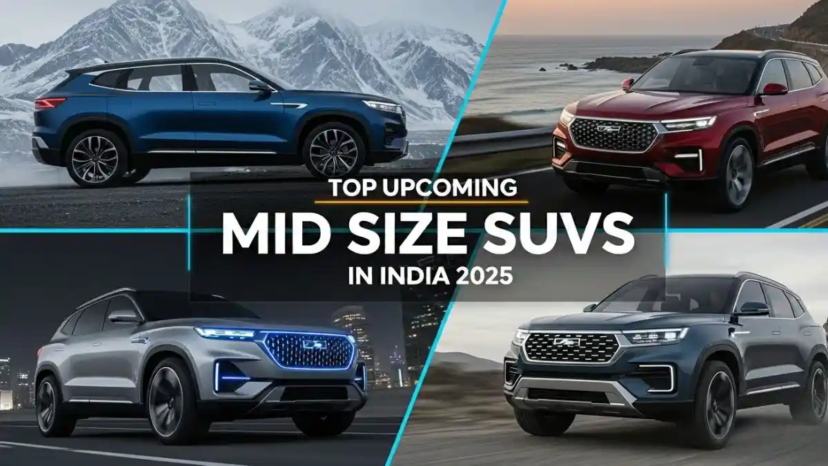 Top Upcoming Mid Size SUVs in India 2025