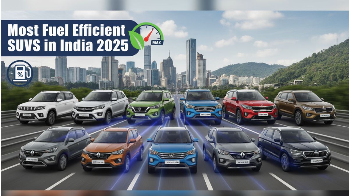 Most Fuel Efficient SUVs in India 2025