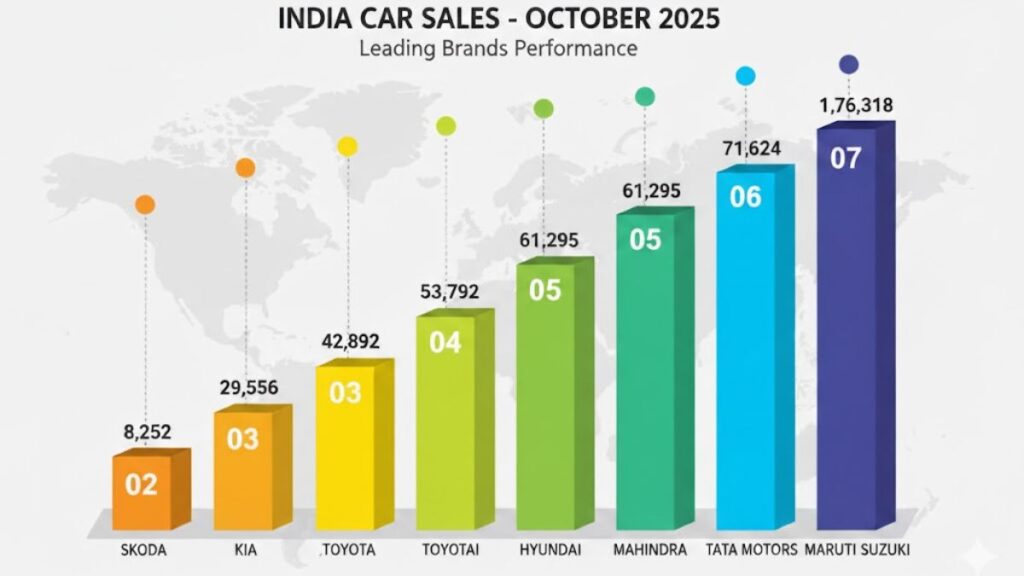 India Car Sales October 2025
