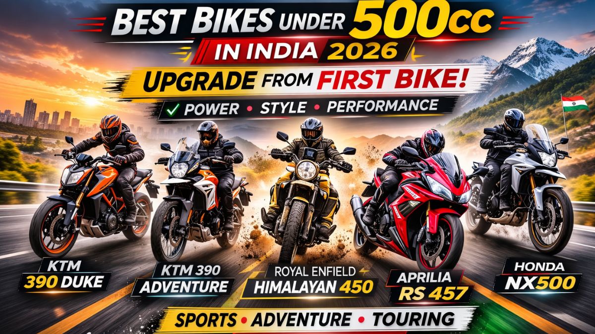 Best Bikes under 500cc in India 2026