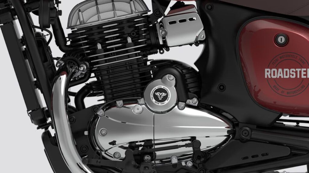 Yezdi Roadster Red Wolf