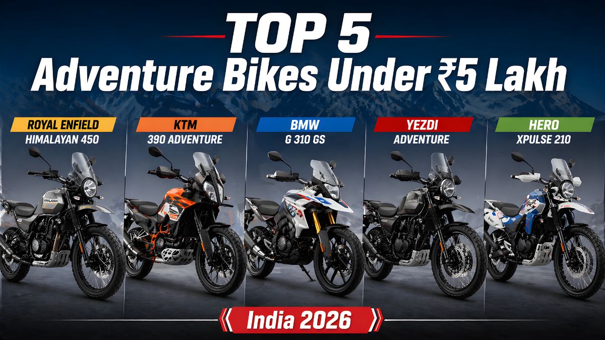 Best Adventure Bikes Under 5 Lakhs in India