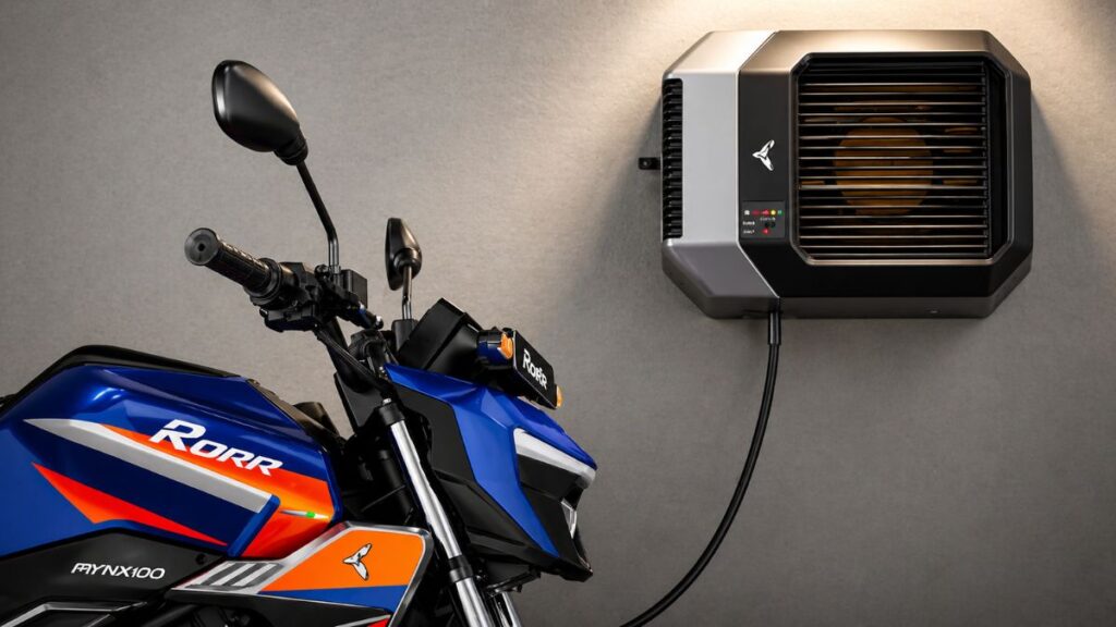 Oben Rorr Evo Electric Bike Charging