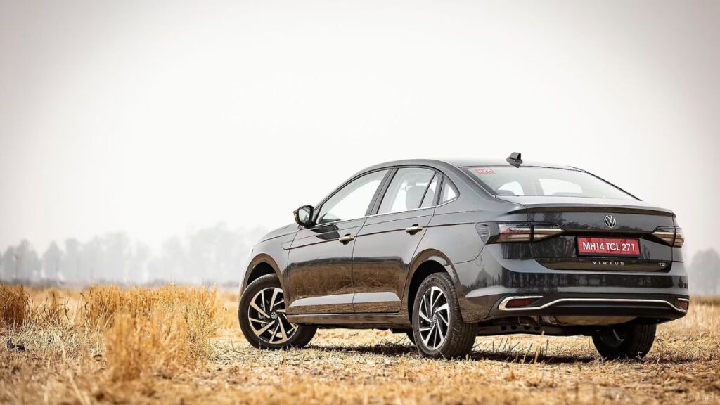Volkswagen Virtus Facelift Back Look