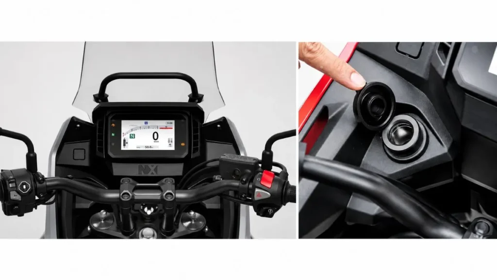 Honda NX500 E-Clutch Features
